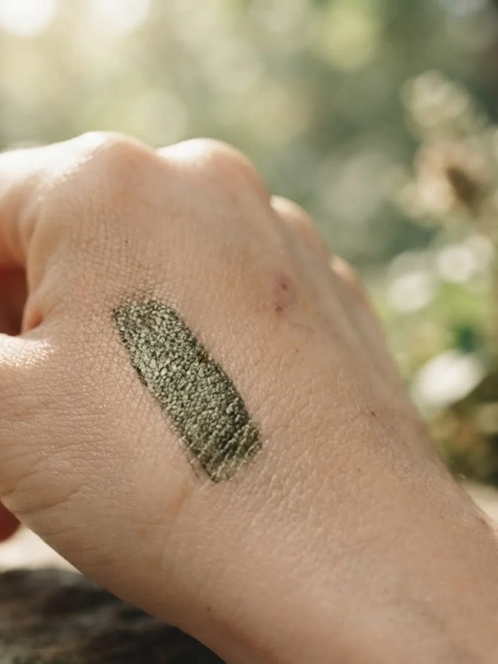 Plastic Free Shimmery Cream Eyeshadow Made With Organic Ingredients